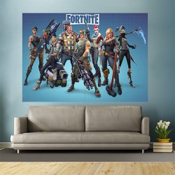 Fortnite Game Block Giant Wall Art Poster (P-2155)