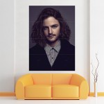 Long Hairstyles Man  Wand-Kunstdruck Riesenposter 