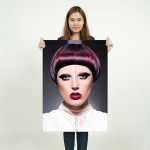 Bangs Fringes Hair  Block Giant Wall Art Poster