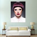 Bangs Fringes Hair  Block Giant Wall Art Poster