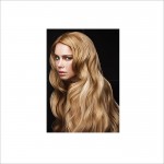 Blonde Welle Haare  Wand-Kunstdruck Riesenposter 