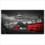 London United Kingdom  Block Giant Wall Art Poster 