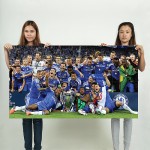 Chelsea Football Club Champion  Block Giant Wall Art Poster 