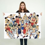 Slam Dunk Basketball Manga Block Giant Wall Art Poster