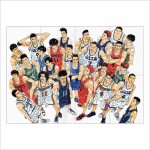 Slam Dunk Basketball Manga Block Giant Wall Art Poster