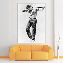 James Dean Giant carry gun Block Giant Wall Art Poster (P-2174)