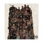 Game of Thrones Family Tree  Wand-Kunstdruck Riesenposter 