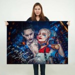 Joker and Harley Quin suicide squad Block Giant Wall Art Poster