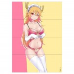 Tohru Kobayashi Miss Kobayashi's Dragon Maid V.1  Wand-Kunstdruck Riesenposter 