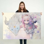 Kanna Kamui Miss Kobayashi's Dragon Maid V.3  Wand-Kunstdruck Riesenposter 