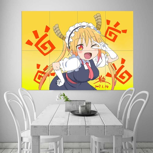 Tohru Kobayashi Miss Kobayashi's Dragon Maid V.2 Wand-Kunstdruck Riesenposter