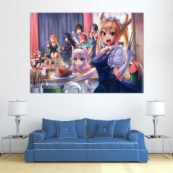 Party Time Miss Kobayashi's Dragon Maid   Wand-Kunstdruck Riesenposter (P-2203)