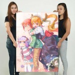 Tohru and Kanna Kamui Love Kobayashi Miss Kobayashi's Dragon Maid  Wand-Kunstdruck Riesenposter 