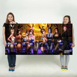 Overwatch Bunny Girl  Wand-Kunstdruck Riesenposter 