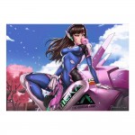 โปสเตอร์ ขนาดใหญ่ เกมส์  Overwatch D.Va Bodysuit Gun