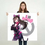 Overwatch D.Va Bodysuit Animal ears  Wand-Kunstdruck Riesenposter 