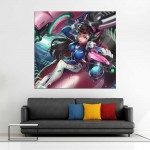 Overwatch D.Va Bodysuit Meka  Wand-Kunstdruck Riesenposter 