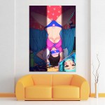 Overwatch D.Va Game Play  Wand-Kunstdruck Riesenposter 