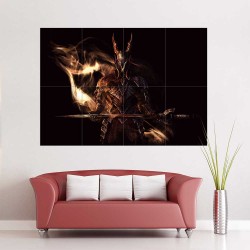 Dark Souls III The Fire Knight  Block Giant Wall Art Poster (P-2236)