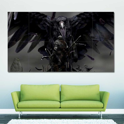 Dark Souls III Ravenking  Block Giant Wall Art Poster 