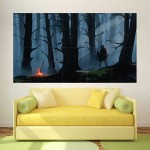 Dark Souls III Forest  Wand-Kunstdruck Riesenposter 