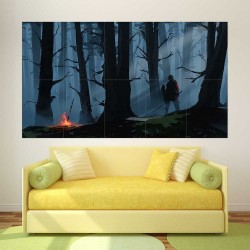 Dark Souls III Forest Wand-Kunstdruck Riesenposter (P-2255)