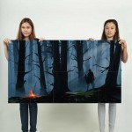 Dark Souls III Forest  Wand-Kunstdruck Riesenposter 