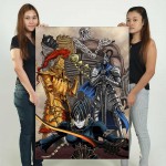 Dark Souls III Four Knights of Gwyn  Wand-Kunstdruck Riesenposter 