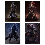  Dark Souls III Four Knights of Gwyn Block Giant Wall Art Poster