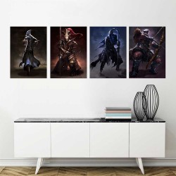  Dark Souls III Four Knights of Gwyn Block Giant Wall Art Poster (P-2265)