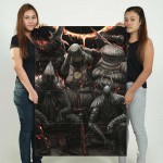 Dark Souls III Praise The Sun Block Giant Wall Art Poster