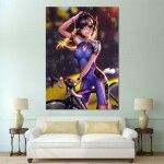  Overwatch D.Va Bicycle Racing Block Giant Wall Art Poster