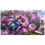 Overwatch D.Va Game Girl Block Giant Wall Art Poster 