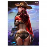 Overwatch Cowgirl Mccree  Wand-Kunstdruck Riesenposter 