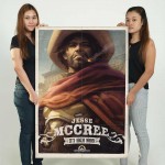 Overwatch Jesse Mccree Block Giant Wall Art Poster