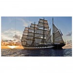 Segelschiff   Wand-Kunstdruck Riesenposter 