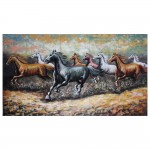 8 Horse  Block Giant Wall Art Poster 