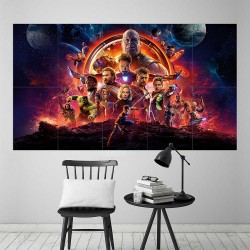 Avengers Infinity War  Block Giant Wall Art Poster (P-2294)