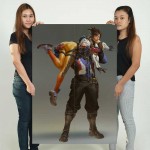 Overwatch Soldier 76 and Tracer Wand-Kunstdruck Riesenposter 