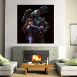 Overwatch D.va and Soldier 76  Wand-Kunstdruck Riesenposter 