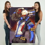 Overwatch Tracer  Wand-Kunstdruck Riesenposter 