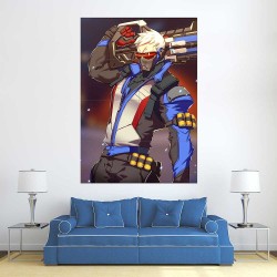 Overwatch Tracer  Wand-Kunstdruck Riesenposter (P-2316)