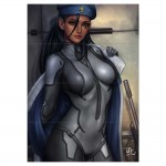 Overwatch Ana Amari Bodysuit  Wand-Kunstdruck Riesenposter 