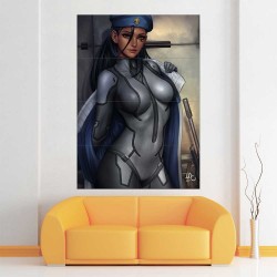 Overwatch Ana Amari Bodysuit  Wand-Kunstdruck Riesenposter (P-2320)