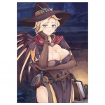 Overwatch Mercy Witch  Wand-Kunstdruck Riesenposter 