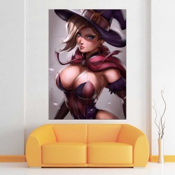 Overwatch Witch Mercy  Wand-Kunstdruck Riesenposter (P-2344)