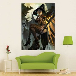 Overwatch Witch Mercy   Wand-Kunstdruck Riesenposter (P-2346)