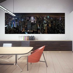 New York City Panorama Block Giant Wall Art Poster (P-2365)