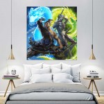 Overwatch Genji Hanzo Block Giant Wall Art Poster