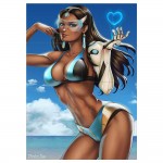 Overwatch Symmetra Bikini Block Giant Wall Art Poster